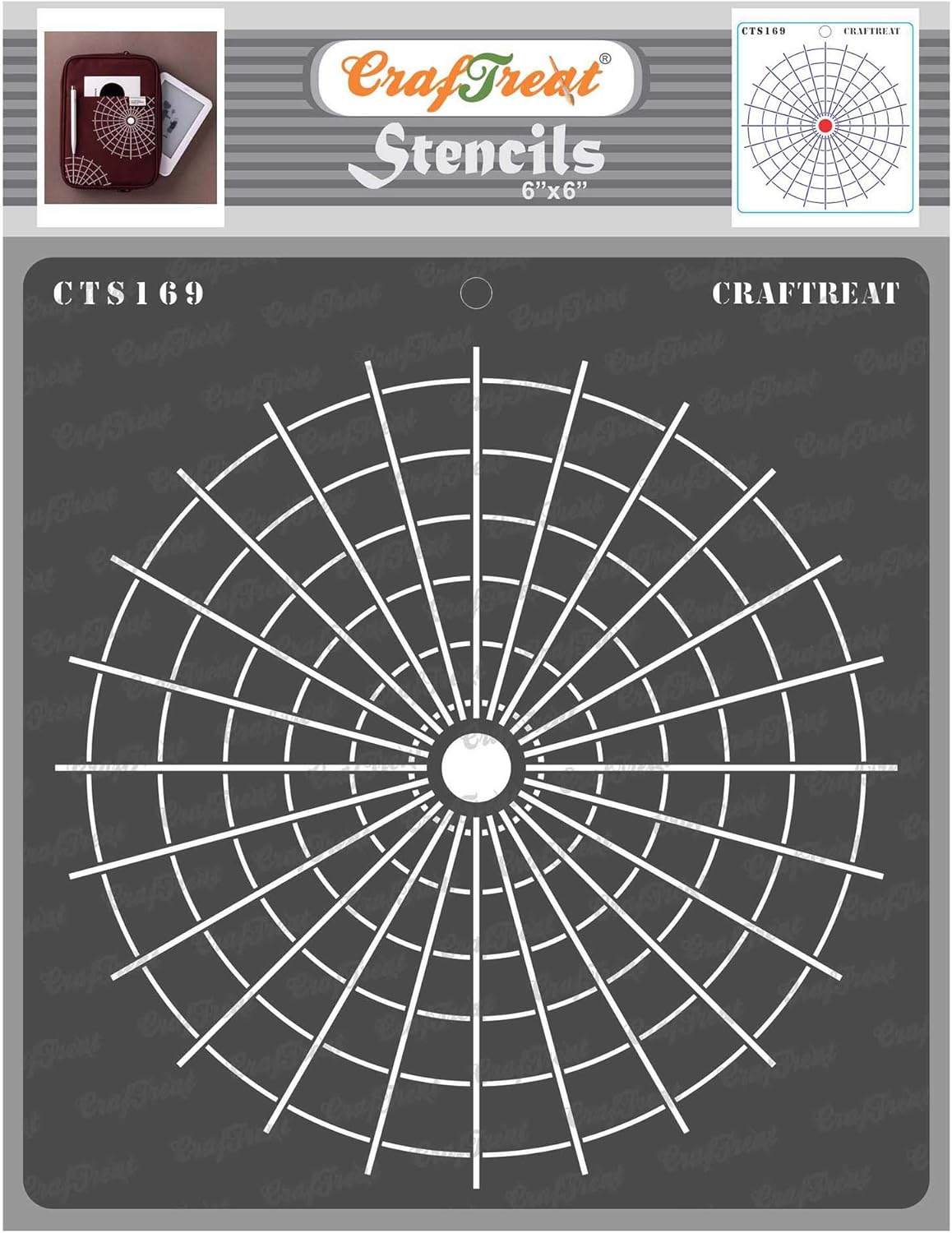 CrafTreat Geometric Stencils For Painting On Wood, Wall, Tile - View #8
