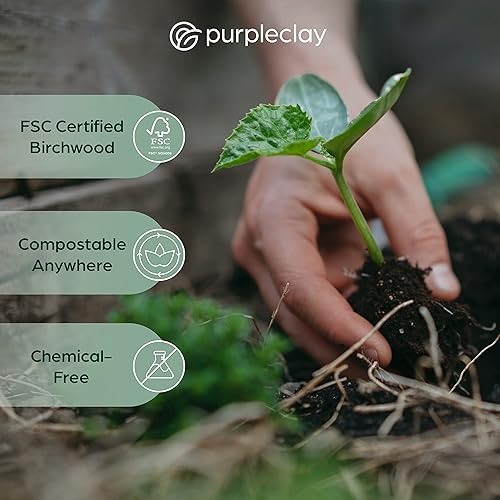 Miniatura 5 de Juego de utensilios de madera compostables, 900 piezas (300 tenedores, 300 cucharas, 300 cuchillos), cubiertos desechables de madera resistentes,