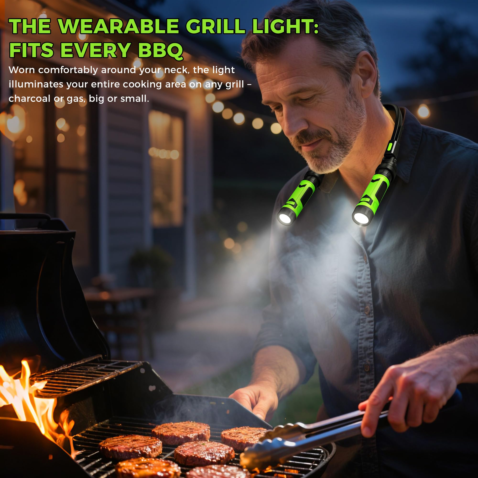 Luz de parrilla para barbacoa al aire libre, accesorios de parrilla, magnética, brillante, LED, iluminación nocturna para barbacoa, Traeger, Pit Boss, ahumador, accesorios de parrilla