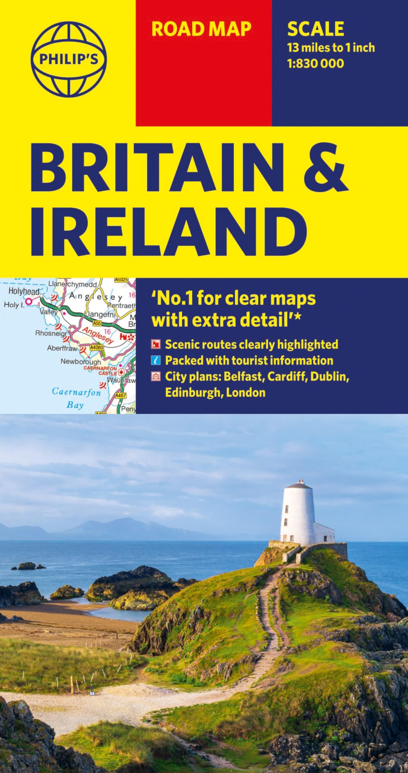 Philip's Britain and Ireland Road Map: with Town plans (Philip's Sheet Maps)
