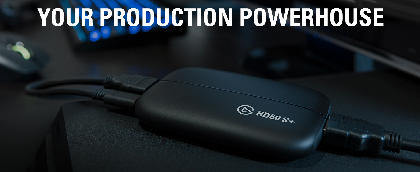 Elgato HD60 S+ - Capture Card for Streaming and Recording.