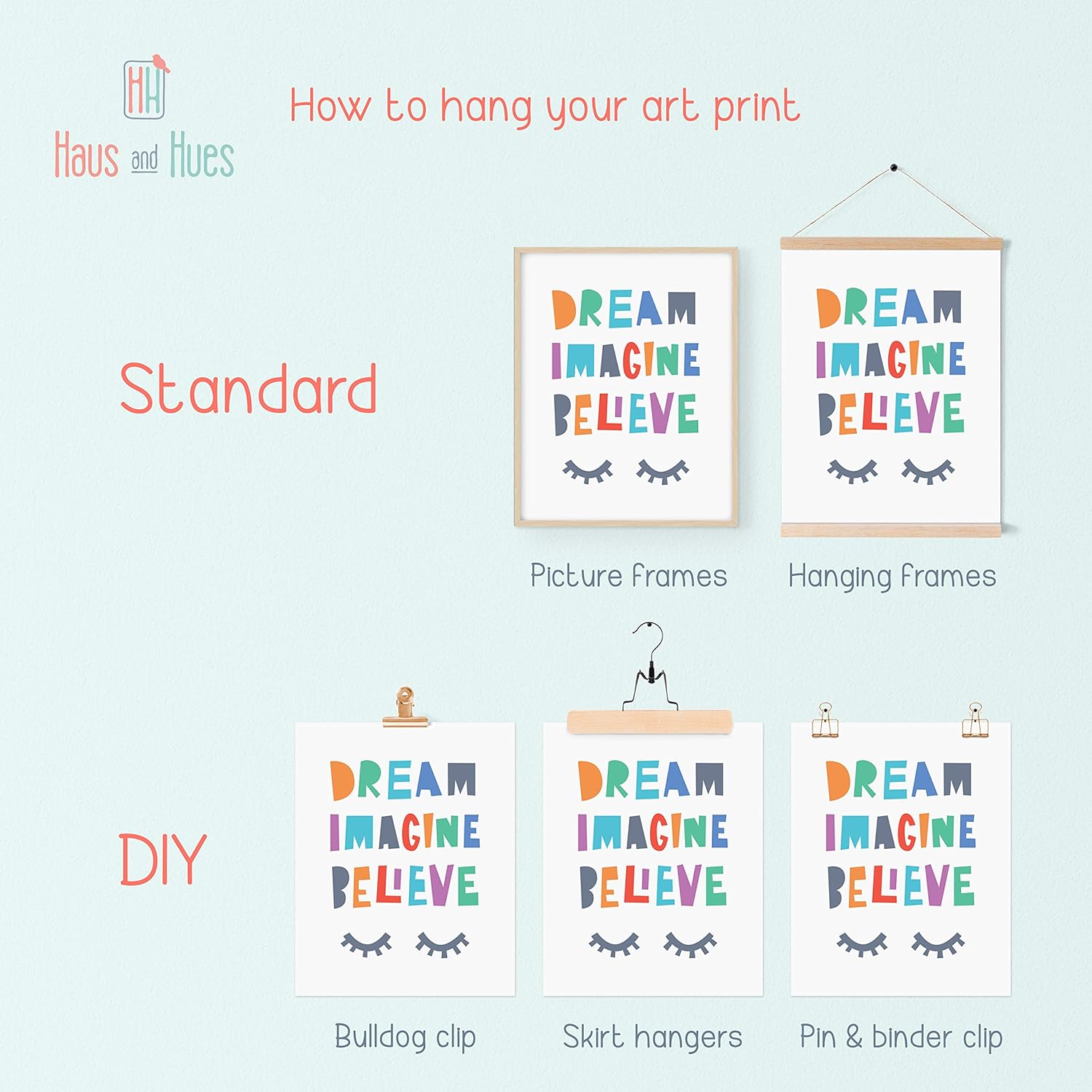 buy haus and hues inspirational wall art print quotes set of 4 motivational art prints posters for teen girls room positive be kind wall decor for girls bedroom minimalistt inspirational