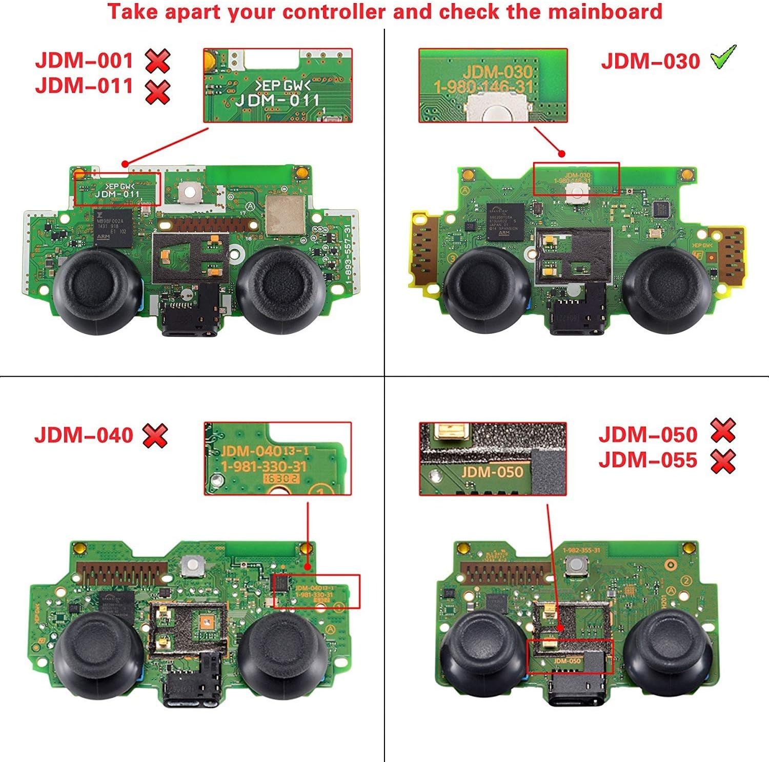 eXtremeRate Repair Parts USB Charging Port Charger Socket Board Replacement 12 Pin Flex Cable for ps4 3rd Generation JDS-030 JDM-030