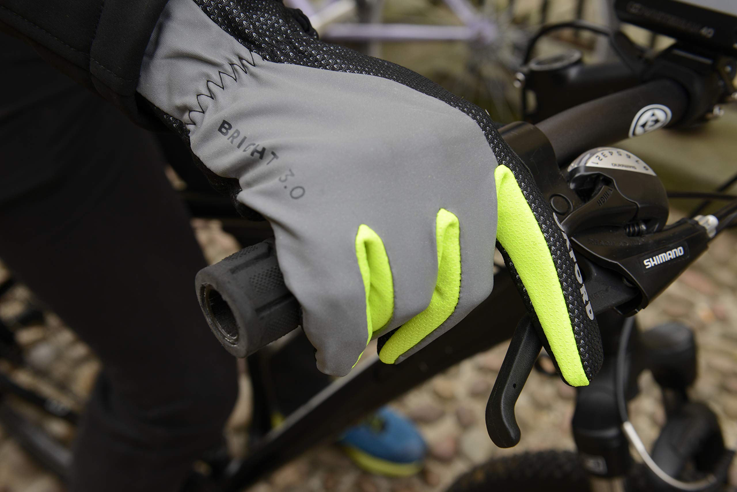 Guanti Da Ciclismo Oxford Bright Gloves 3.0 – Impermeabili – Taglia M – Nero