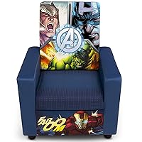 Vista 5 de Silla tapizada con respaldo alto Marvel Avengers Iron de Delta Children