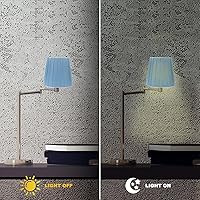 Vista 5 de Pantalla de tela para lámpara de tela, con clip, cubierta de luz para dormitorio, lámpara de mesita de noche, lámpara de pared, pantalla de lámpara