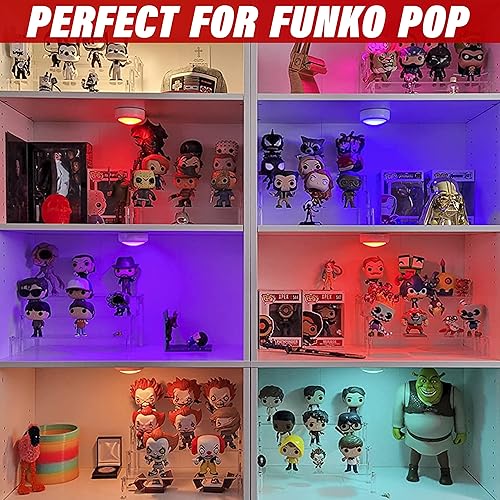 Miniatura 10 de Estante de exhibición de acrílico elevador, 3 niveles para figuras Amiibo Funko POP, soporte de exhibición grande para exhibición, cupcakes,