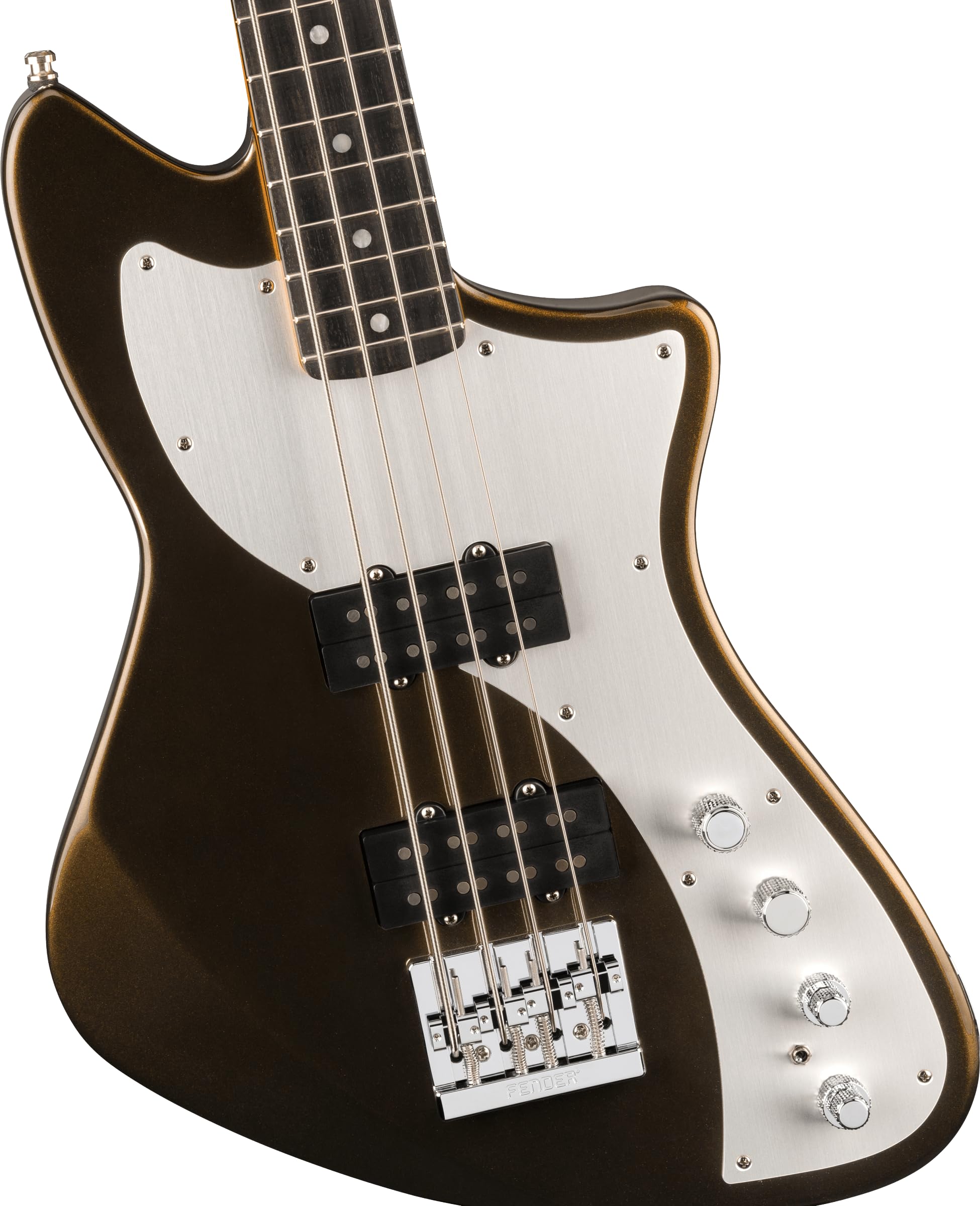 Amazon.com: Fender American Ultra II Meteora Bass - Texas Tea