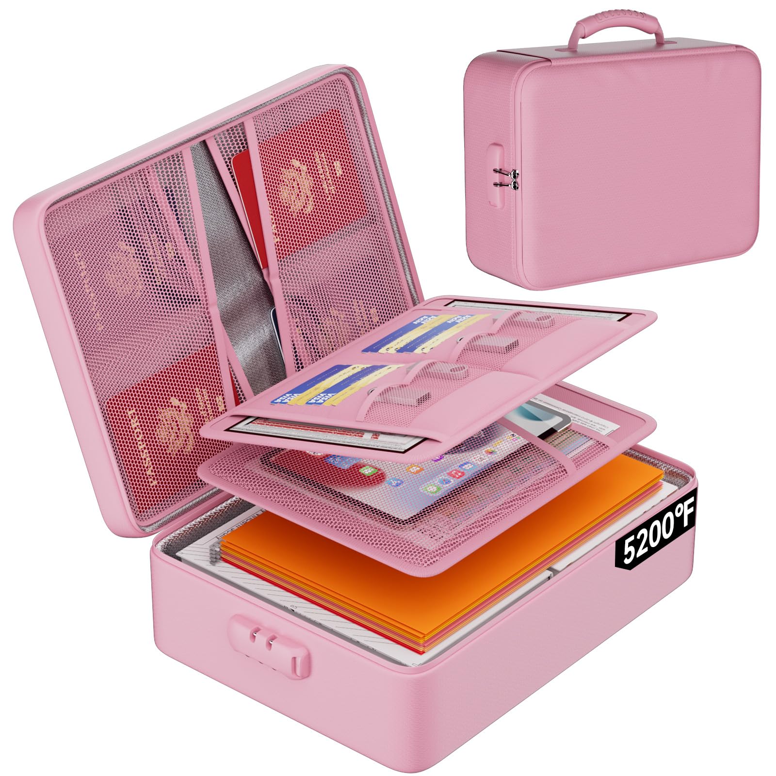 Amazon.com : DocSafe 5200°F Fireproof Document Organizer Box with