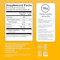 Vista 6 de Vital Proteins - Péptidos de colágeno en polvo - Péptidos de colágeno alimentados con pasto para la salud del cabello, uñas, piel, huesos