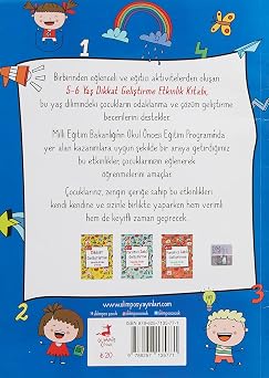 Dikkat Geliştirme - Etkinlik Kitabı (5-6 Yaş)