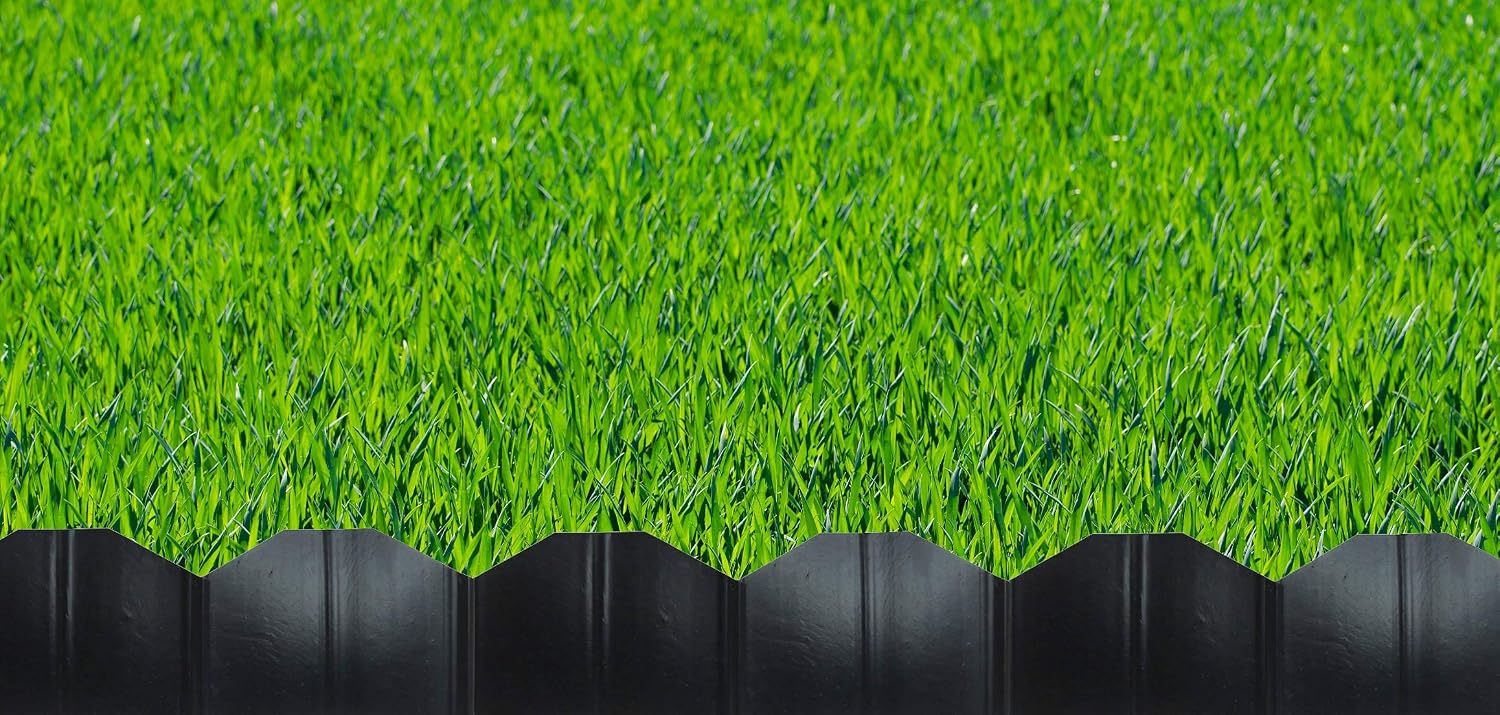 Harrier Interlocking Lawn and Garden Edging, 40 Pieces, 20 Linear Feet