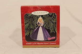 1999 Millennium Princess Barbie Hallmark Keepsake Ornament