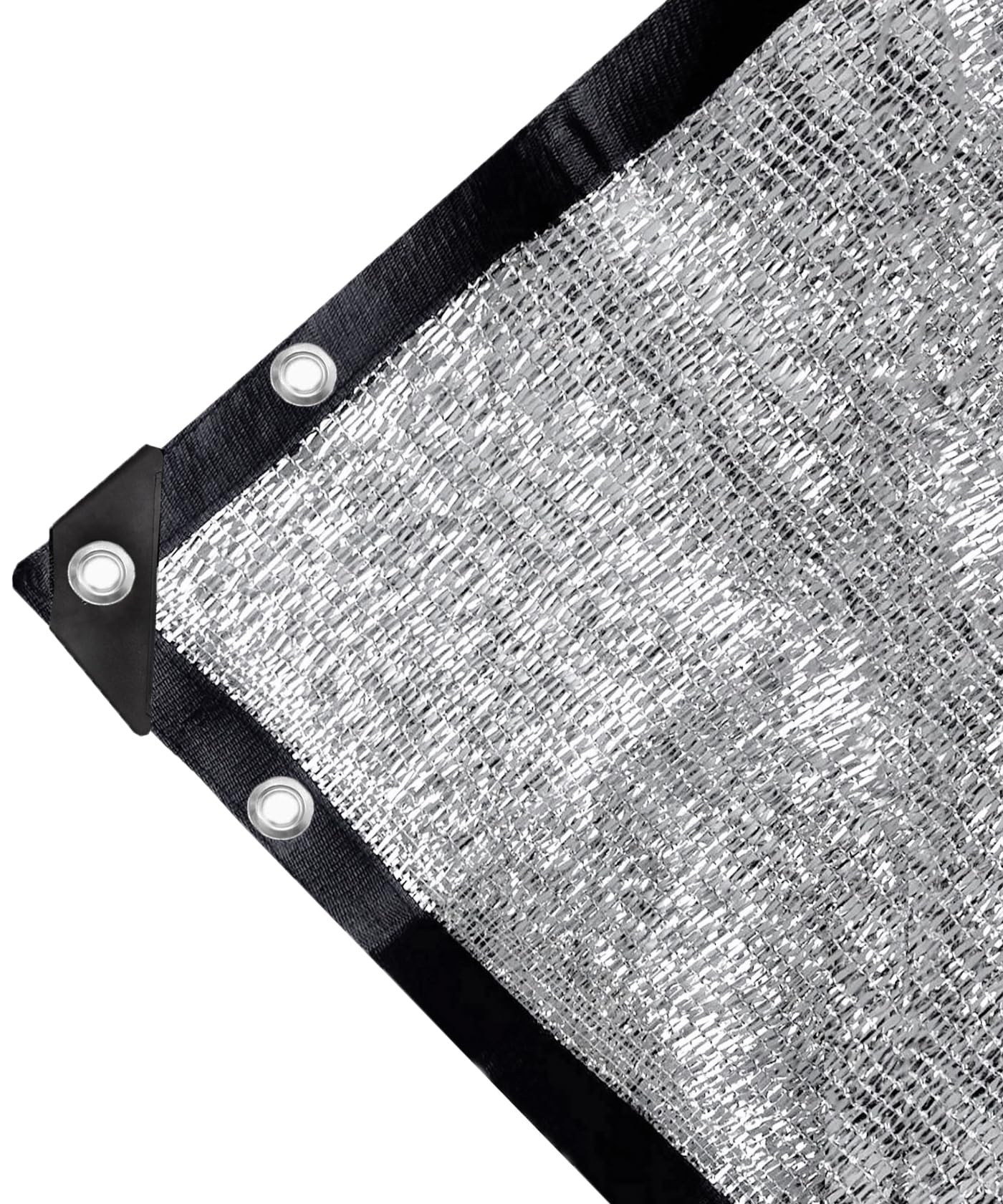 Tissu en maille Aluminet de 3 x 4,2 m filet ombrage extérieur 70%
