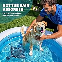 Vista 5 de Absorbedor de Espuma para Jacuzzi-Pez Diablo-Esponja Flotante Removedora de Espuma para Jacuzzi Reutilizable-Esponja Absorbente de Aceite y Espuma