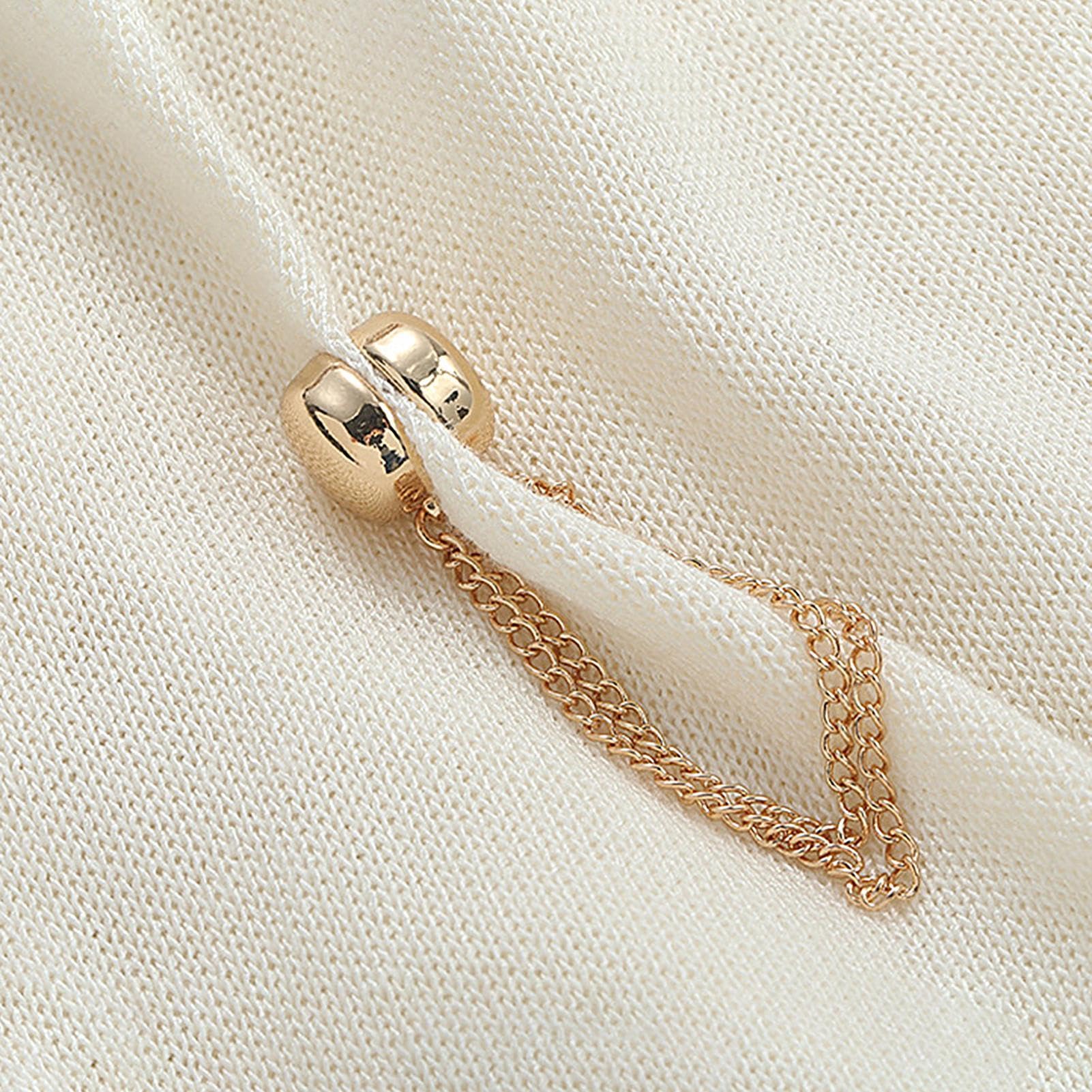 Pinces à Tétons Métalliques Avec Chaîne Et Anneau Scrotum 50 Mm