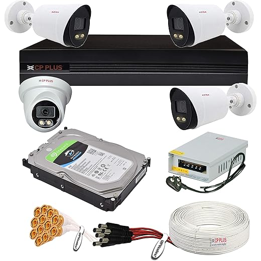 CP PLUS 4 Camera Combo Kit 1TB