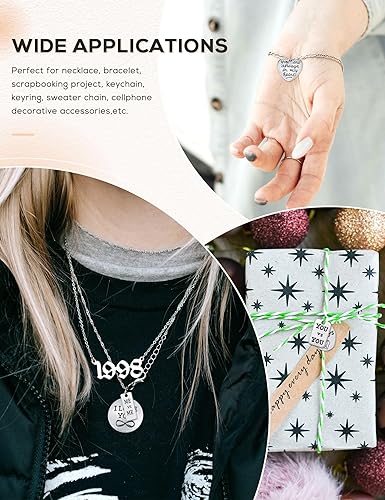 Miniatura 6 de JIALEEY Dijes motivacionales, al por mayor, lotes a granel, colgantes de mensaje inspirador para manualidades, accesorios para hacer joyas,