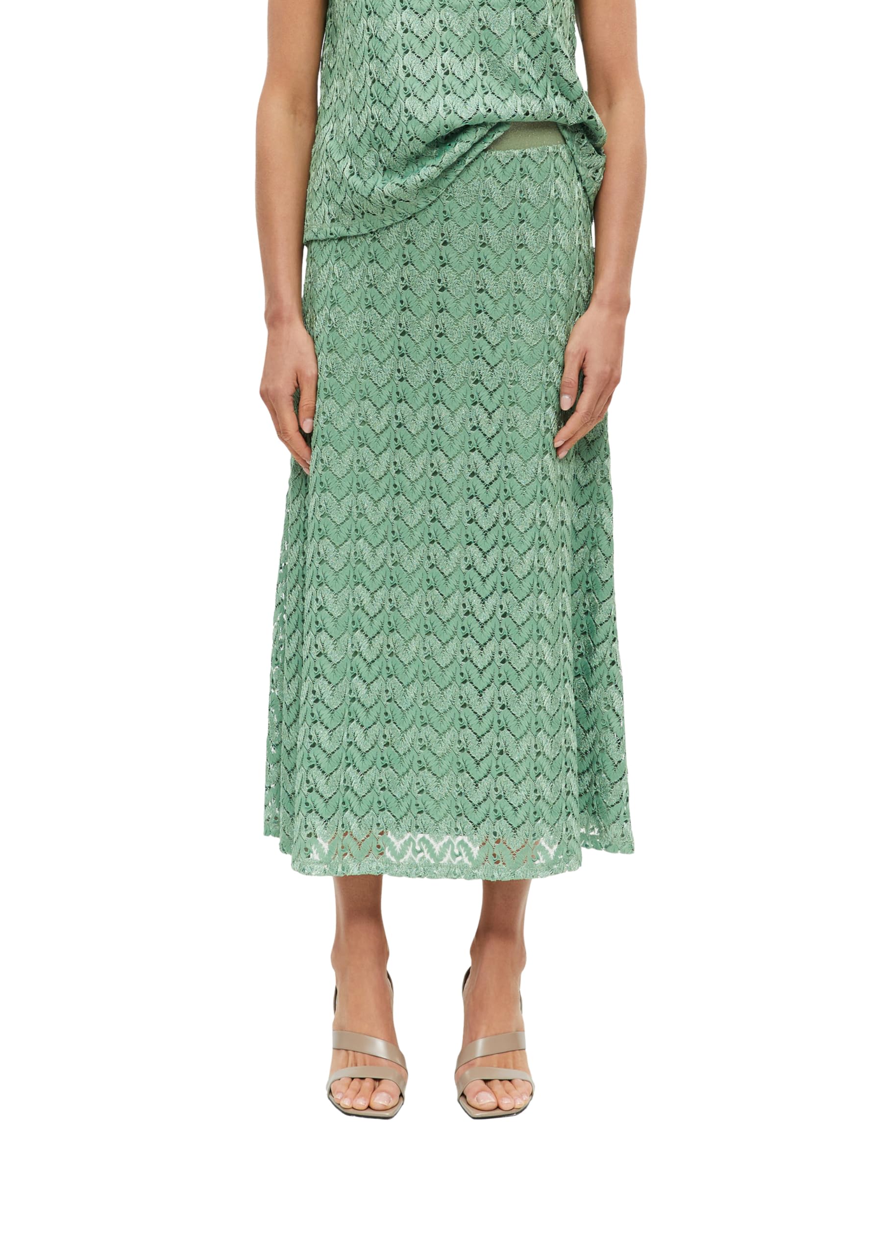 s.Oliver Black Label Women's Skirt 2176935 72X3 Green 42