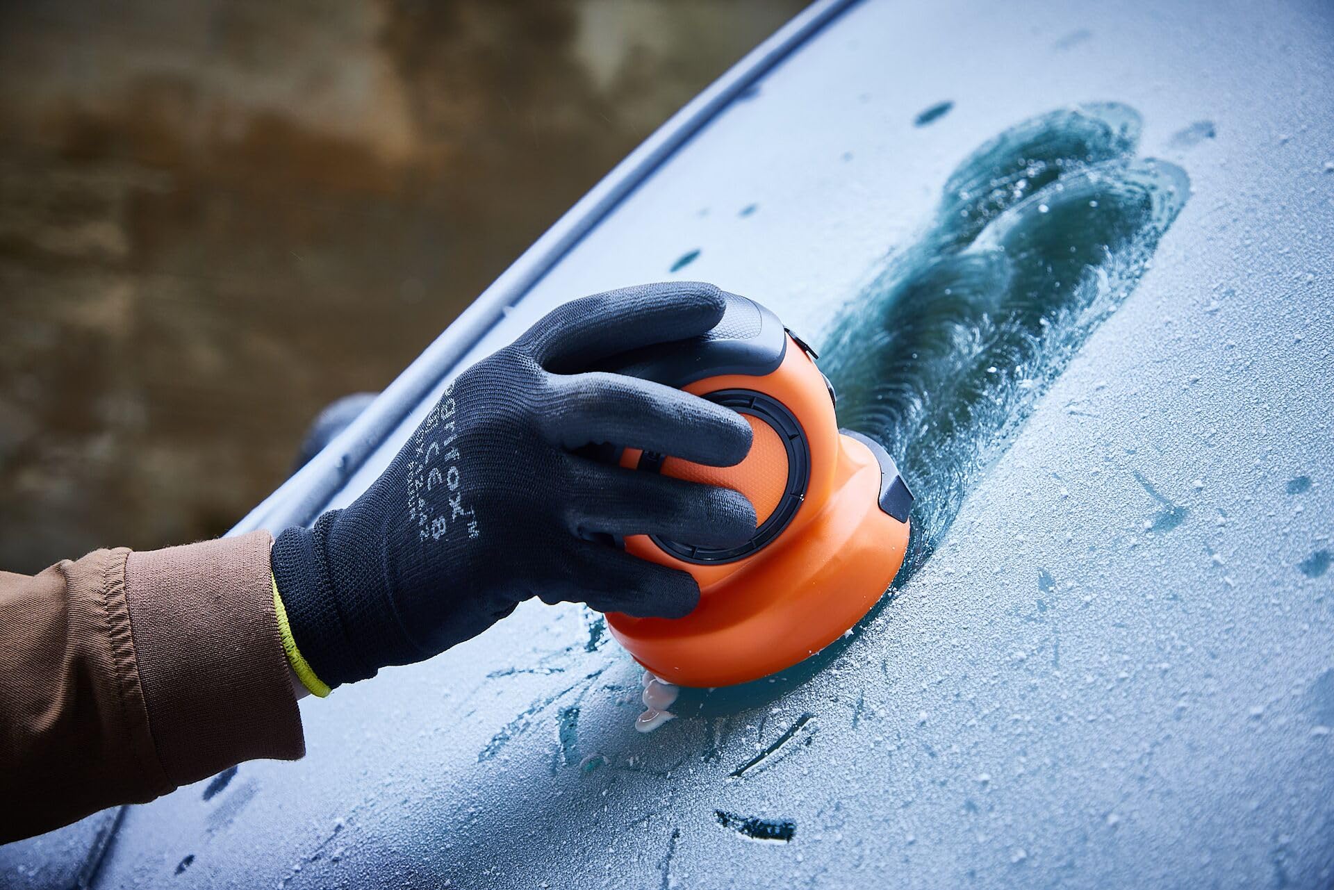 Osram ICEscraper 010, grattoir à Glace électrique Rechargeable pour Pare-Brise, dégivreur, sans Fil, portatif, Marche/arrêt Automatique, Activation Tactile