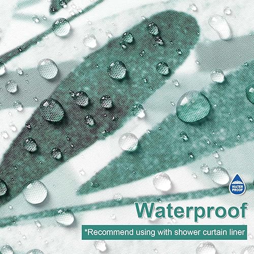 Miniatura 3 de BESBESME Juego de cortinas de ducha bohemias de mediados de siglo, tela impermeable para decoración de bañera, baño, moderna, lavable a máquina, con