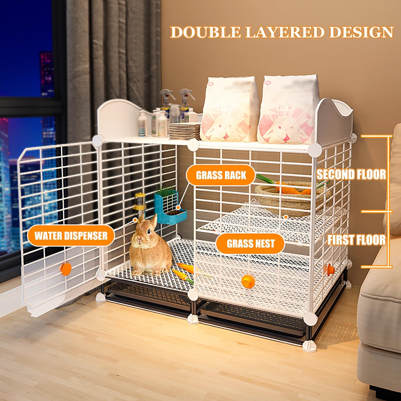 うさぎ小屋 Amazon | ウサギ小屋 ウサギケージ うさぎ小屋 ラビットケージ
