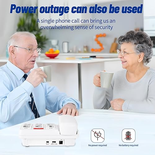 Miniatura 6 de Teléfono de botón grande para personas mayores