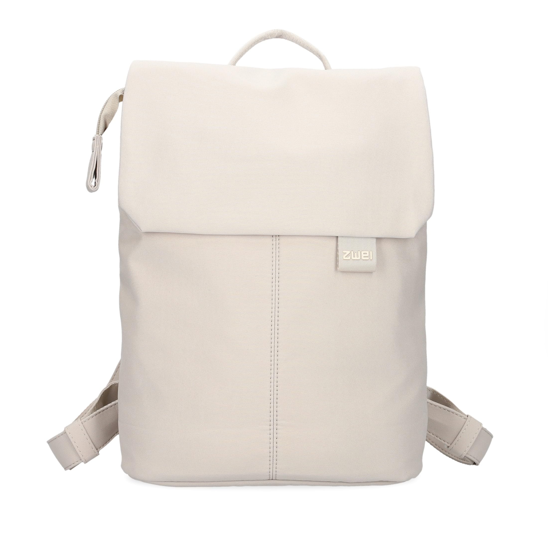 Zwei MADEMOISELLE.TEX MRTX13 Damen Rucksack, 7 L City-Rucksack mit Reißverschlussfach & gepolstertem Tabletfach, Verschlussklappe mit Magneten