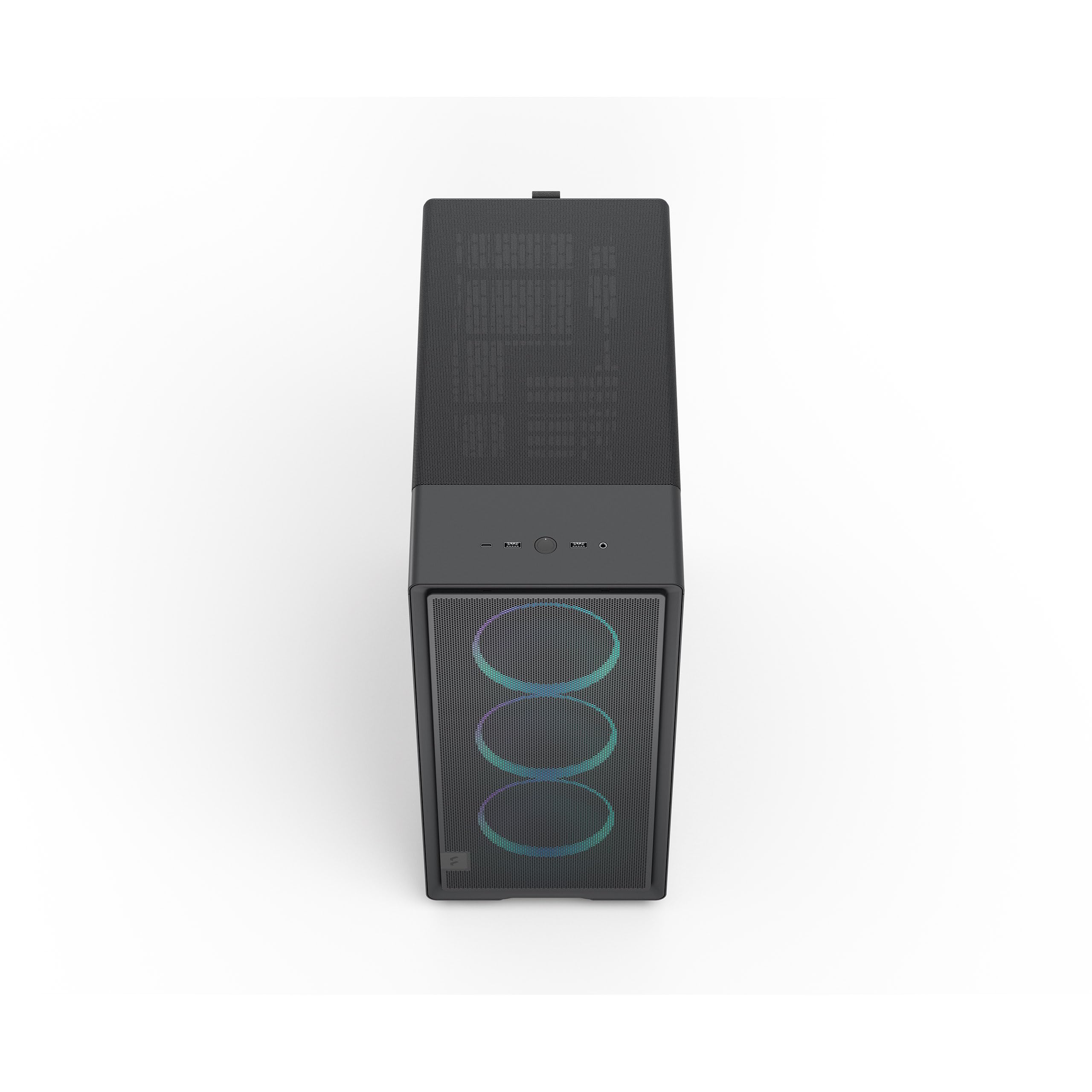 Fractal Design Epoch Black RGB - Verre trempé Light Tint - Trois Ventilateurs Momentum 12 RGB Inclus - Intérieur spacieux - Prise en Charge ATX/mATX/ITX