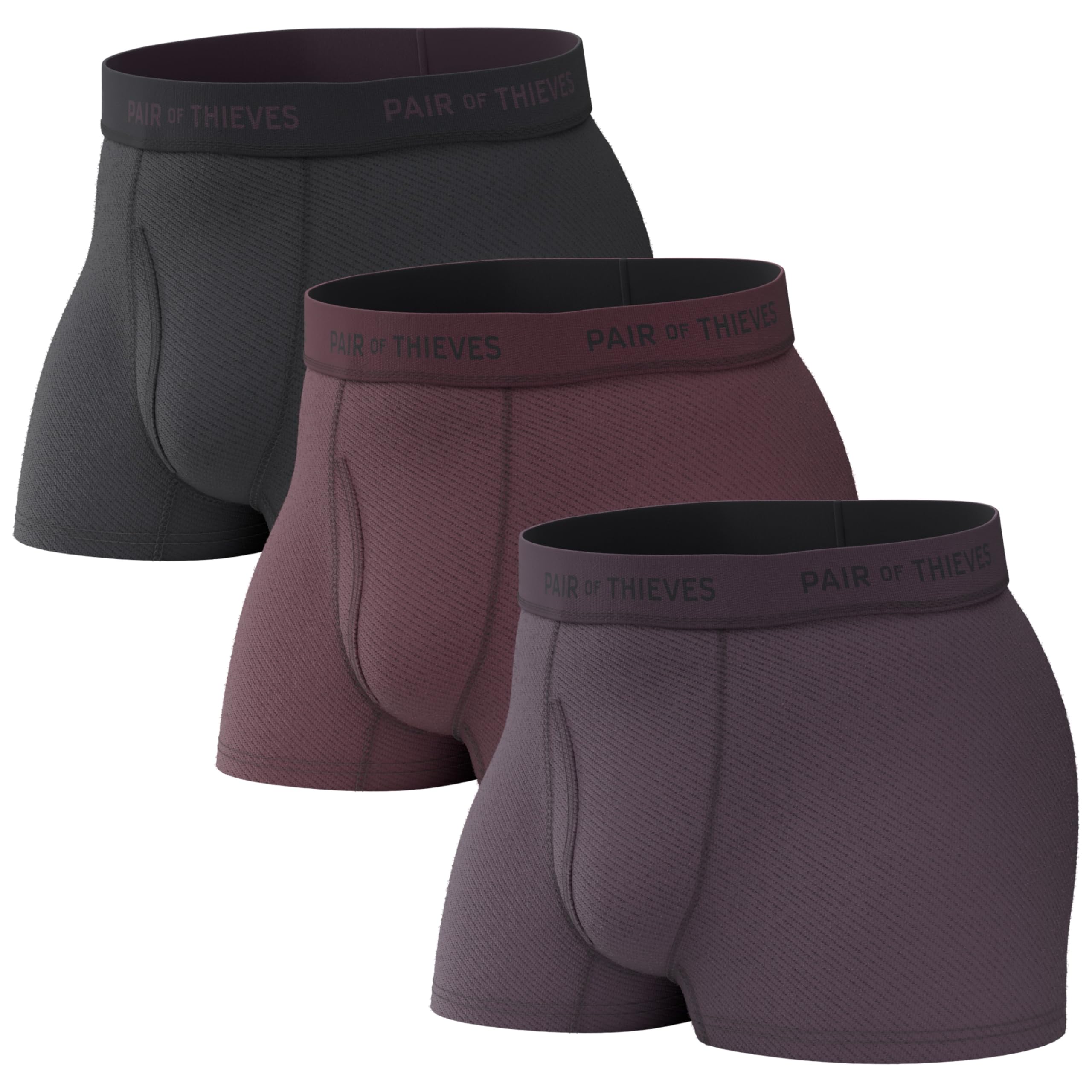 Pair of Thieves Men Super Fit Trunks | Underwear for Men | Breathable Mesh | Moisture Wicking, Daily Comfort