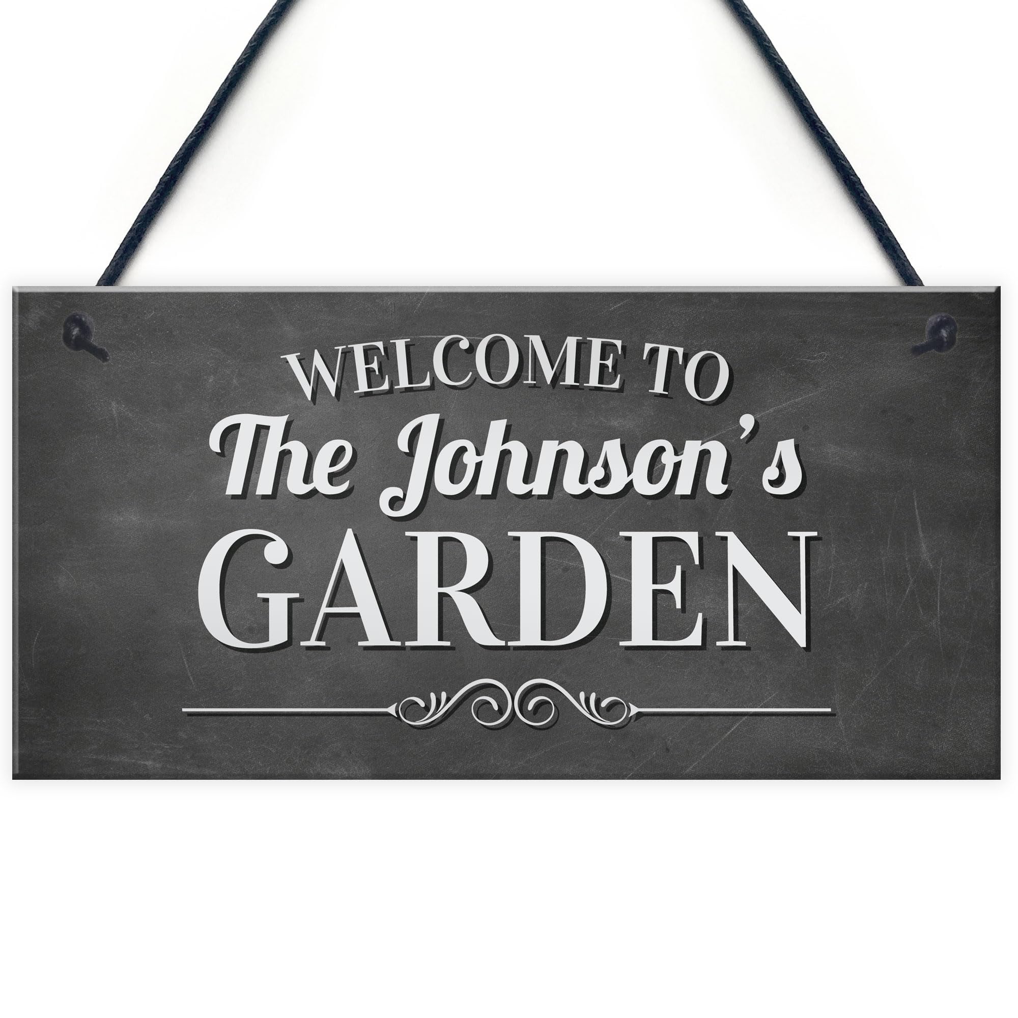 Red Ocean Personalised Shabby Chic Garden Signs For Outside Summerhouse Shed Sign Home Decor