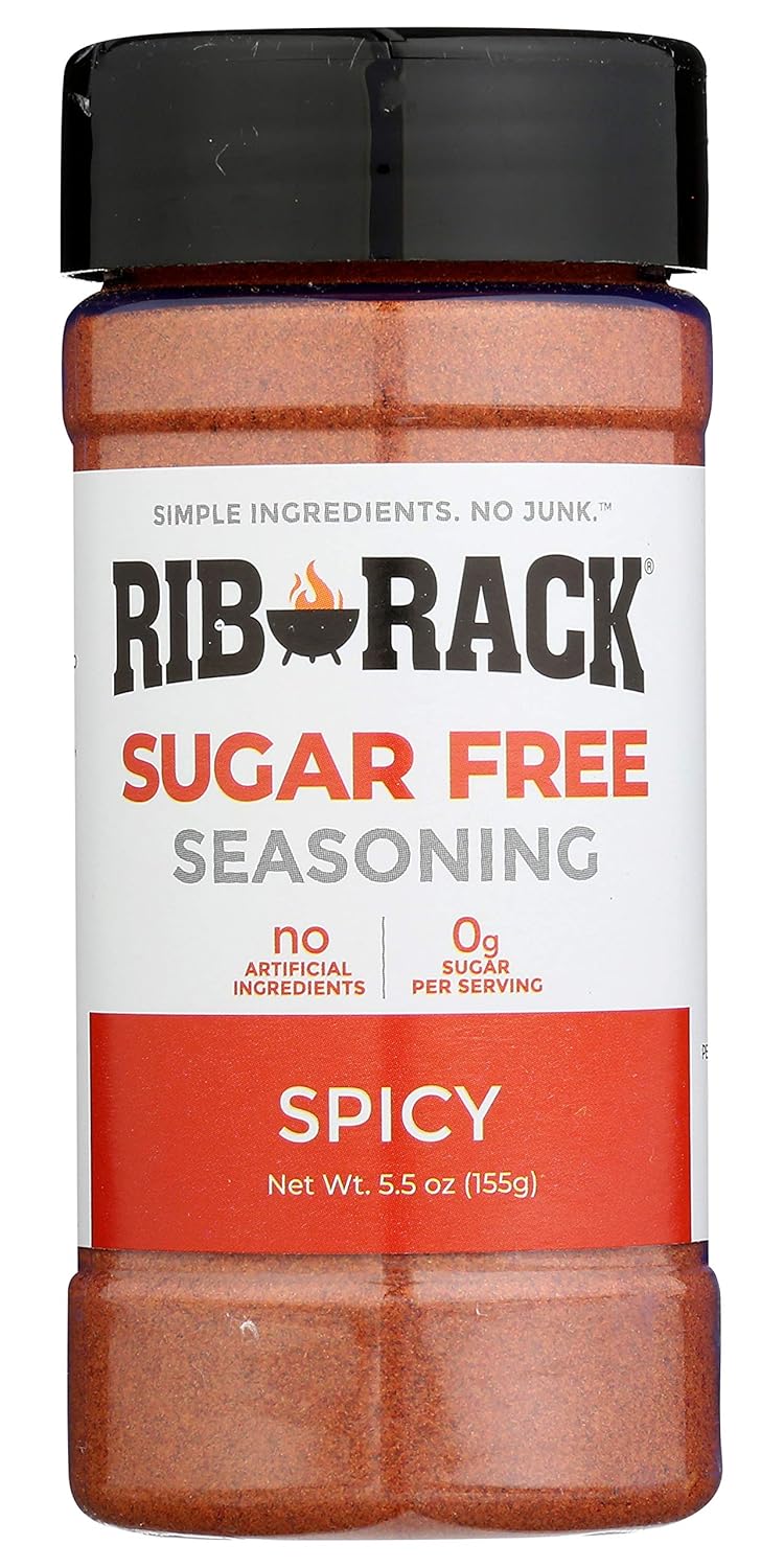 Rib Rack Spicy Sugar Free Seasoning, 5.5 oz