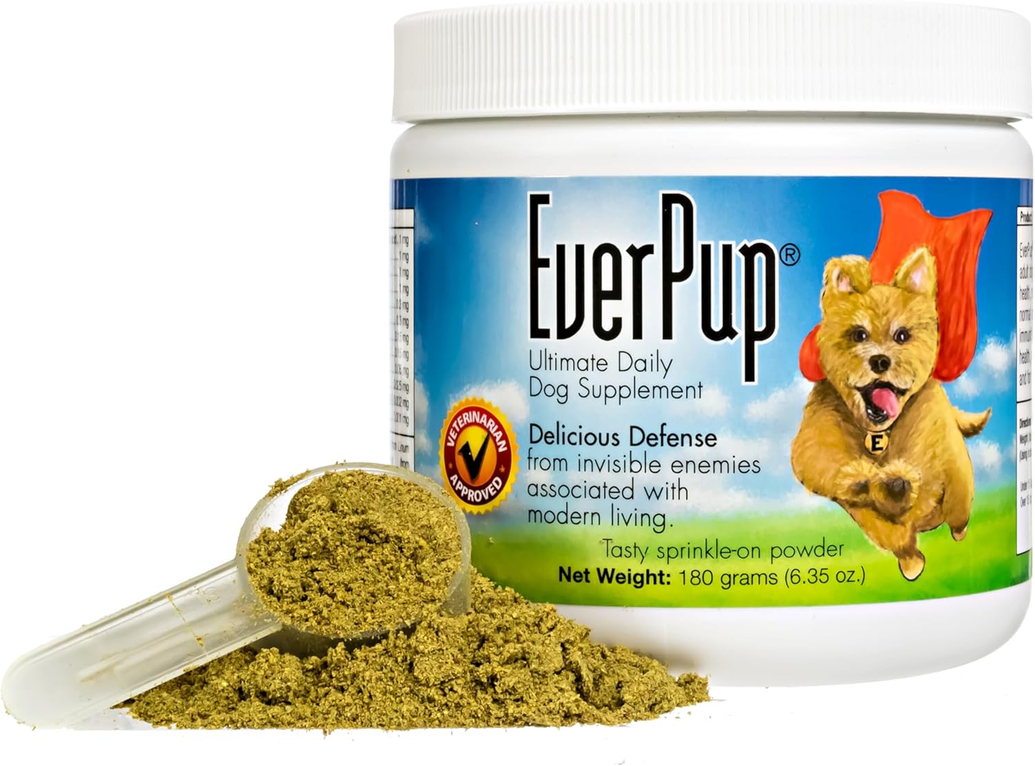 EverPup Multivitamin Dog Supplement - Glucosomine & Apoptogens for Hip & Joint Health + Probiotics & Prebiotics with Enzymes for Digestion