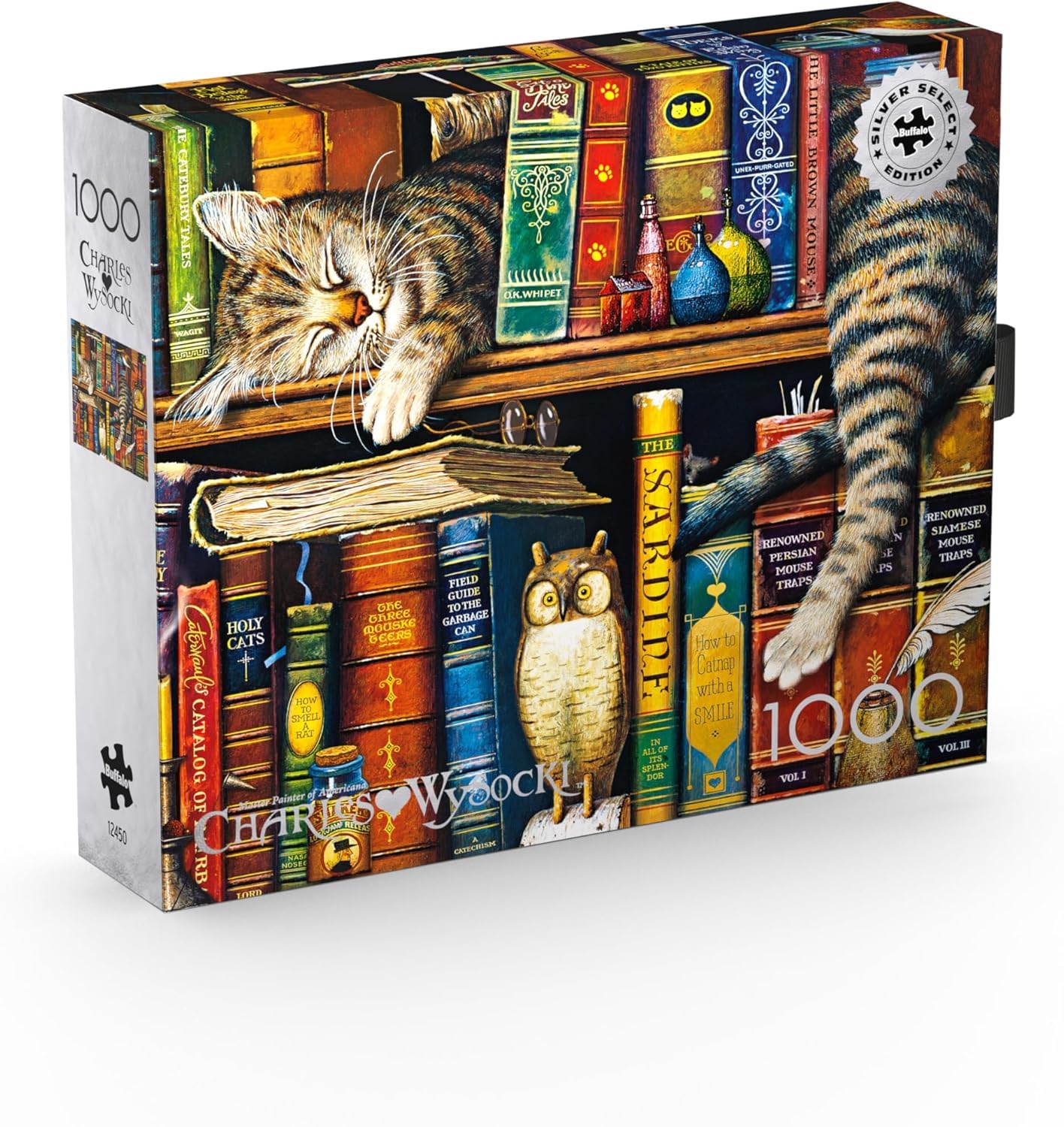 Buffalo Games - Silver Select - Charles Wysocki - Frederick The Literate - 1000 Piece Jigsaw Puzzle for Adults Challenging Puzzle Perfect for Game Nights - Finished Size 26.75 x 19.75