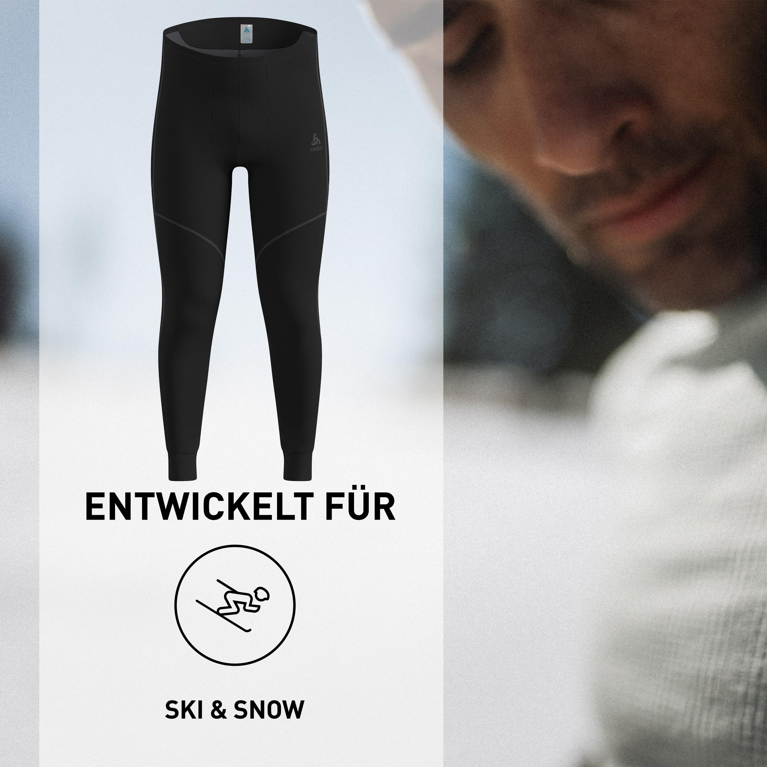 Odlo Thermohose Herren Active X-Warm I Thermounterwäsche I Warme Skiunterwäsche I Lange Thermohose I Herren