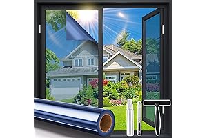 Coavas Blue One Way Mirror Window Film for Home
