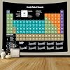 Periodic Table Tapestry, Educational Science Chemistry Chart Tapestries for Teachers, Students, Periodic Table of Elements Wall Tapestry for Classroom Bedroom Living Room Dorm Decor 80 x 60Inch
