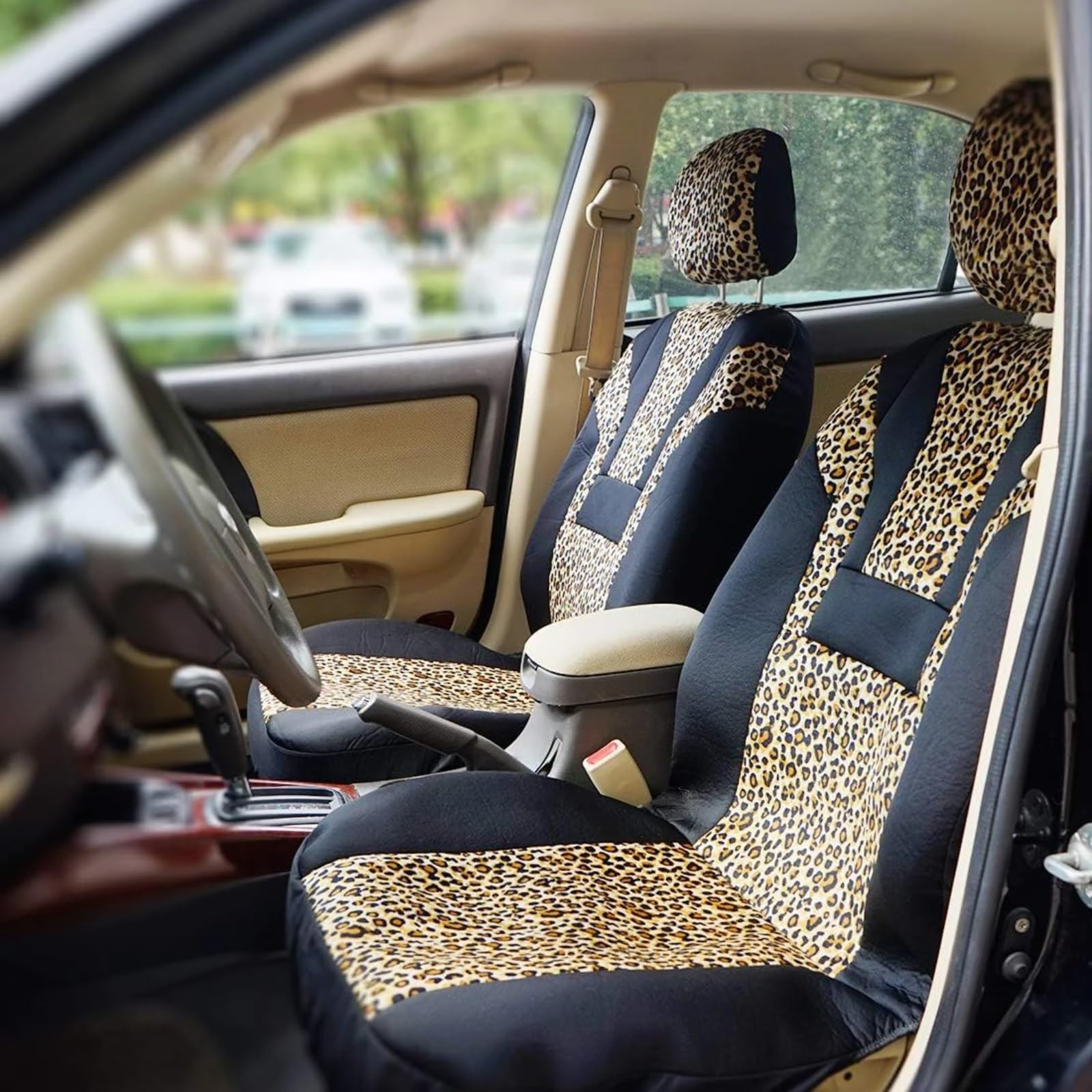 Juego Asientos Coche Funda Universal Invierno Para Asientos Coche 5 Plazas Aplicable A La Mayoría De Coches SUV Camiones Y Furgonetas. Accesorios Decoración Interior(Browm)