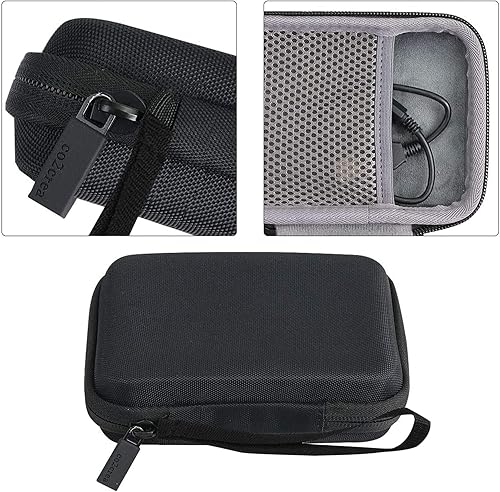 Miniatura 4 de co2CREA Funda de viaje rígida de repuesto para Samsung T7 Touch SSD portátil de 500 GB 1 TB 2 TB unidades de estado sólido externas (funda negra +