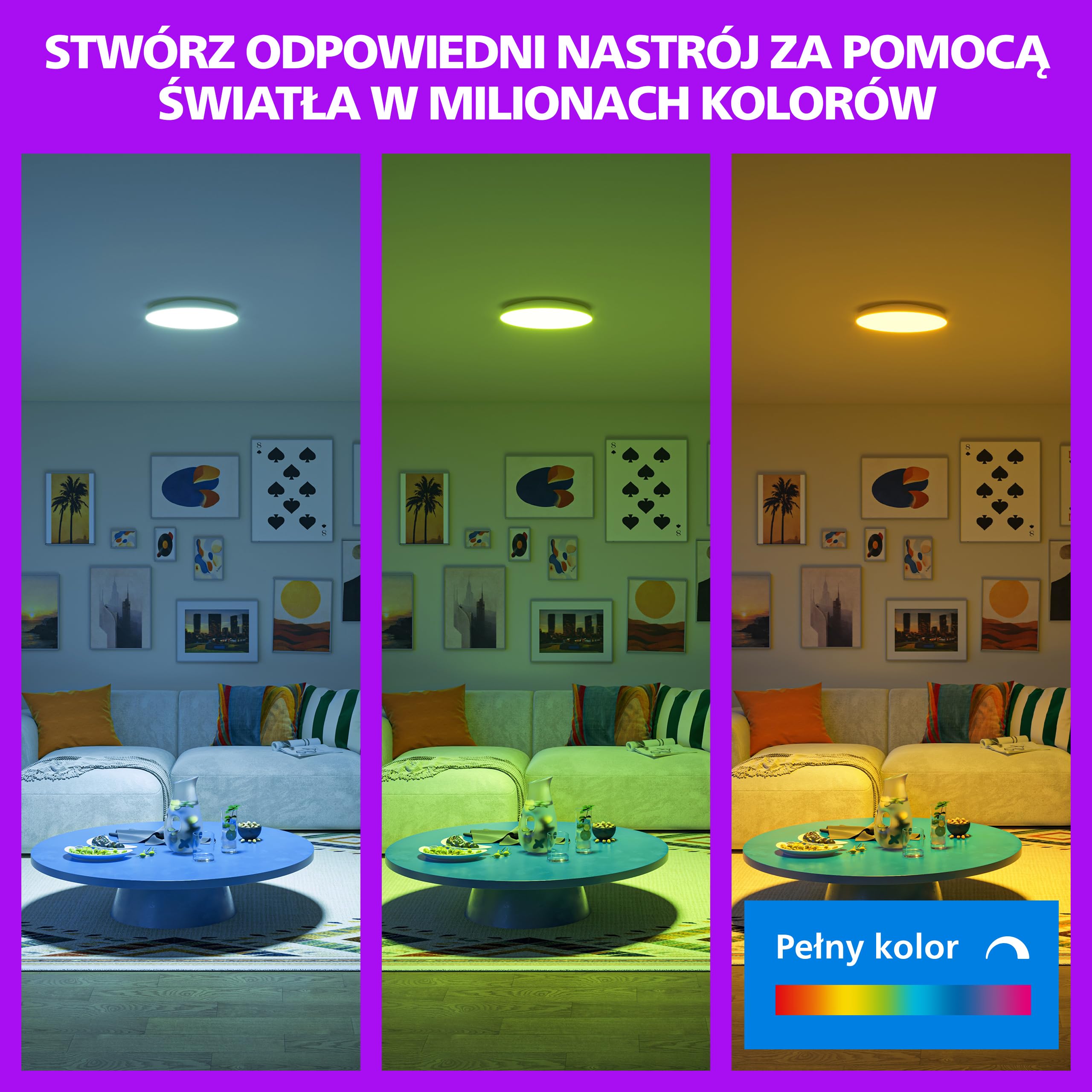 Philips Smart Lighting lampa sufitowa, okrągła, 30 cm
