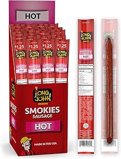 Long John Snacks Smokies Smoked Sausage Links - Premium USA-Sourced Pork...