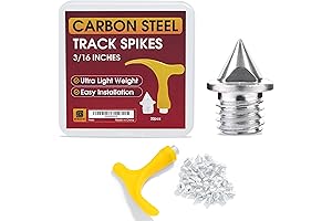Aceful 3/16 Inch Pyramid Track Spikes for Peak Performance
