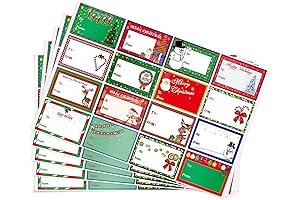 Charming Christmas Name Tags: A Festive Accent for Your Holiday Gifts
