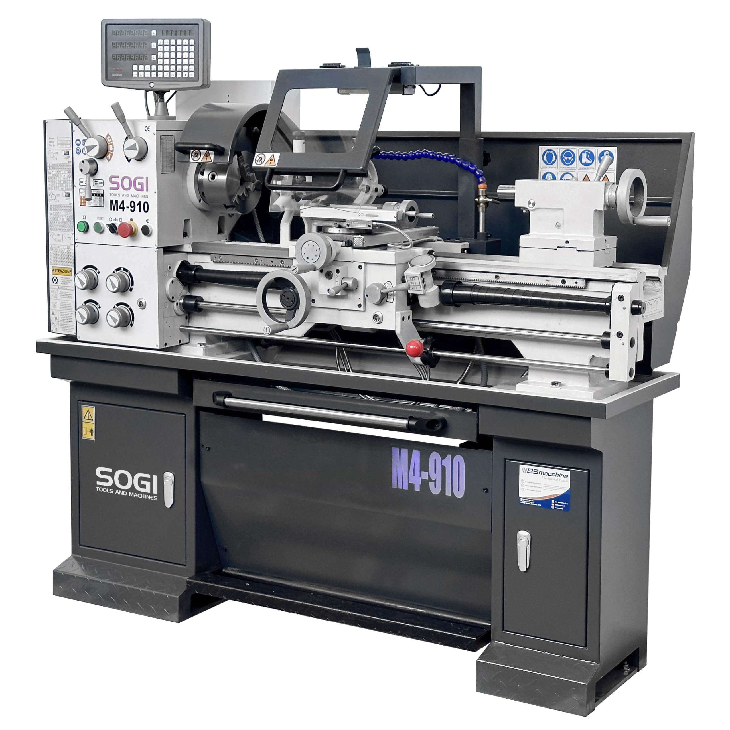 AI06600 Tornio Parallelo Professionale (OPTIMUM) Made In Germania - Di - Foto 4