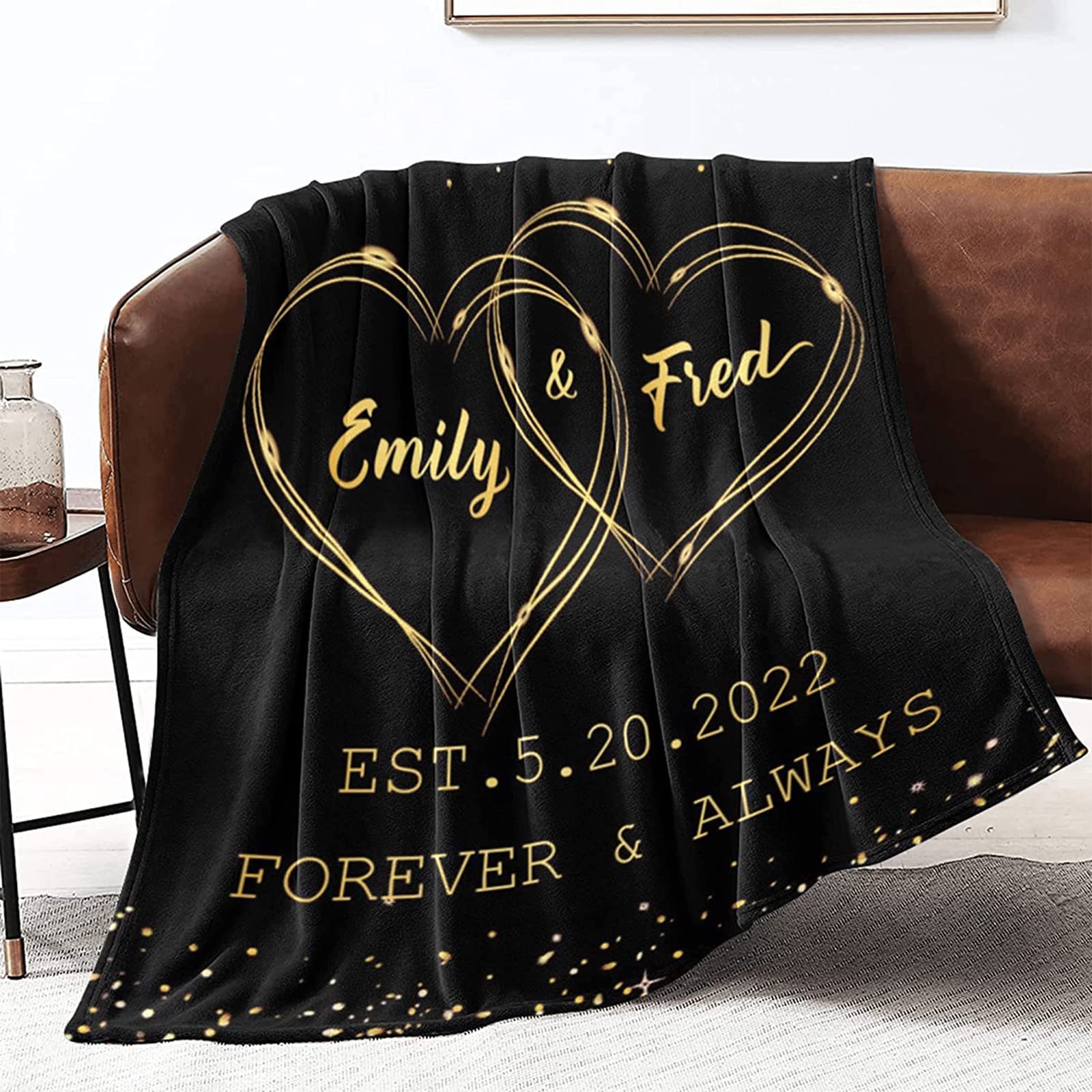 Personalisiertes Steppdecken-Set Mit Eigenen Fotos – 173 X 218 Cm + 2 Kissenbezüge | Individuelles Geschenk Für Geburtstag, Weihnachten