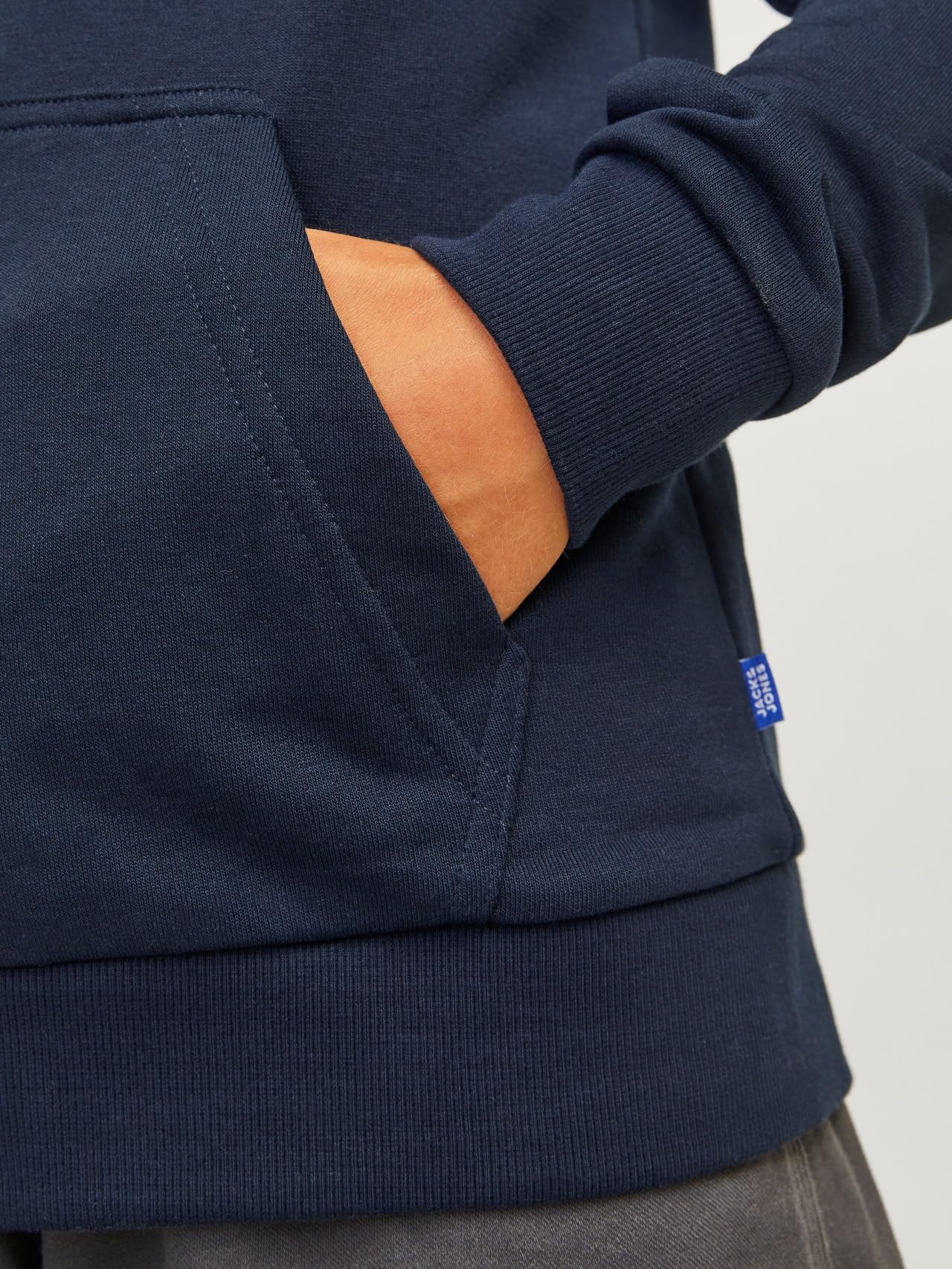 JACK & JONES Jcocaleb - Felpa con Cappuccio E Cerniera Maglione Lavorato a Maglia Uomo