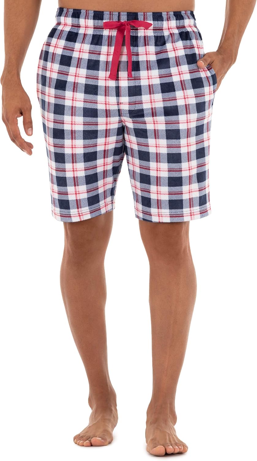 IZOD Men's Lite Touch Fleece Sleep and Lounge Short
