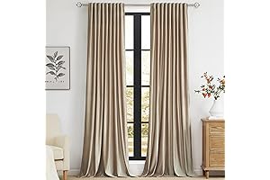 PRIMROSE Velvet Drapes 96 Inch Long for Living Room