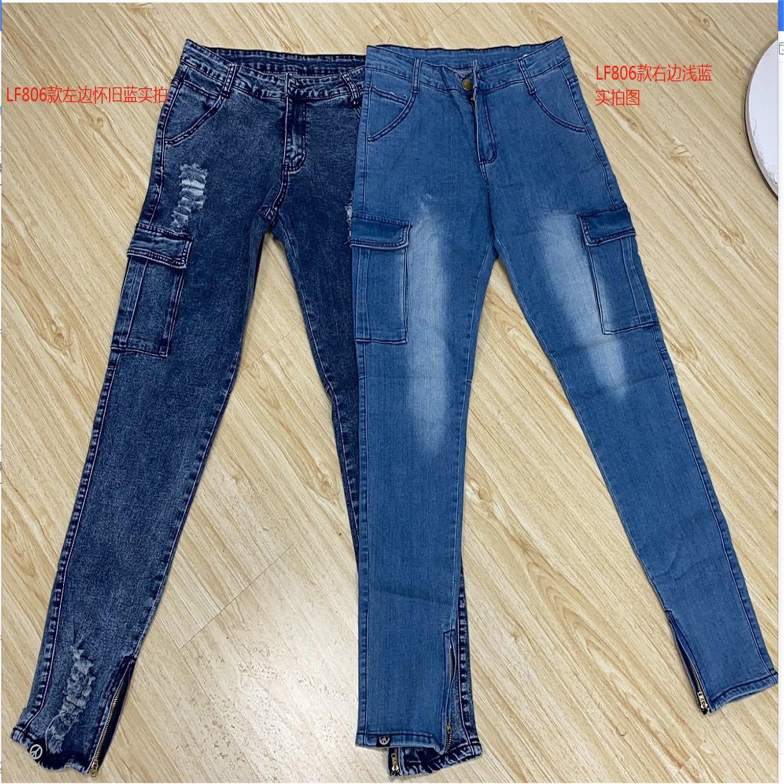 Jeans Strappati Da Uomo, Pantaloni Jeans Uomo Stretch Denim Gamba Dritta Jeans Elasticizzato Con Spruzzi Di Inchiostro Slim Fit Jeans Neri Strappati Jeans Leggeri Moda Versatile Per Tutte Le Occasioni