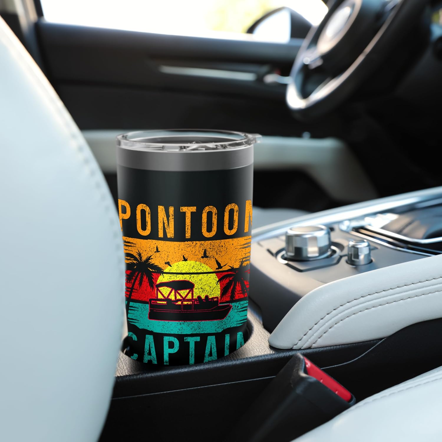 Pontoon Captain Stainless Steel Insulated Tumbler - Image 6